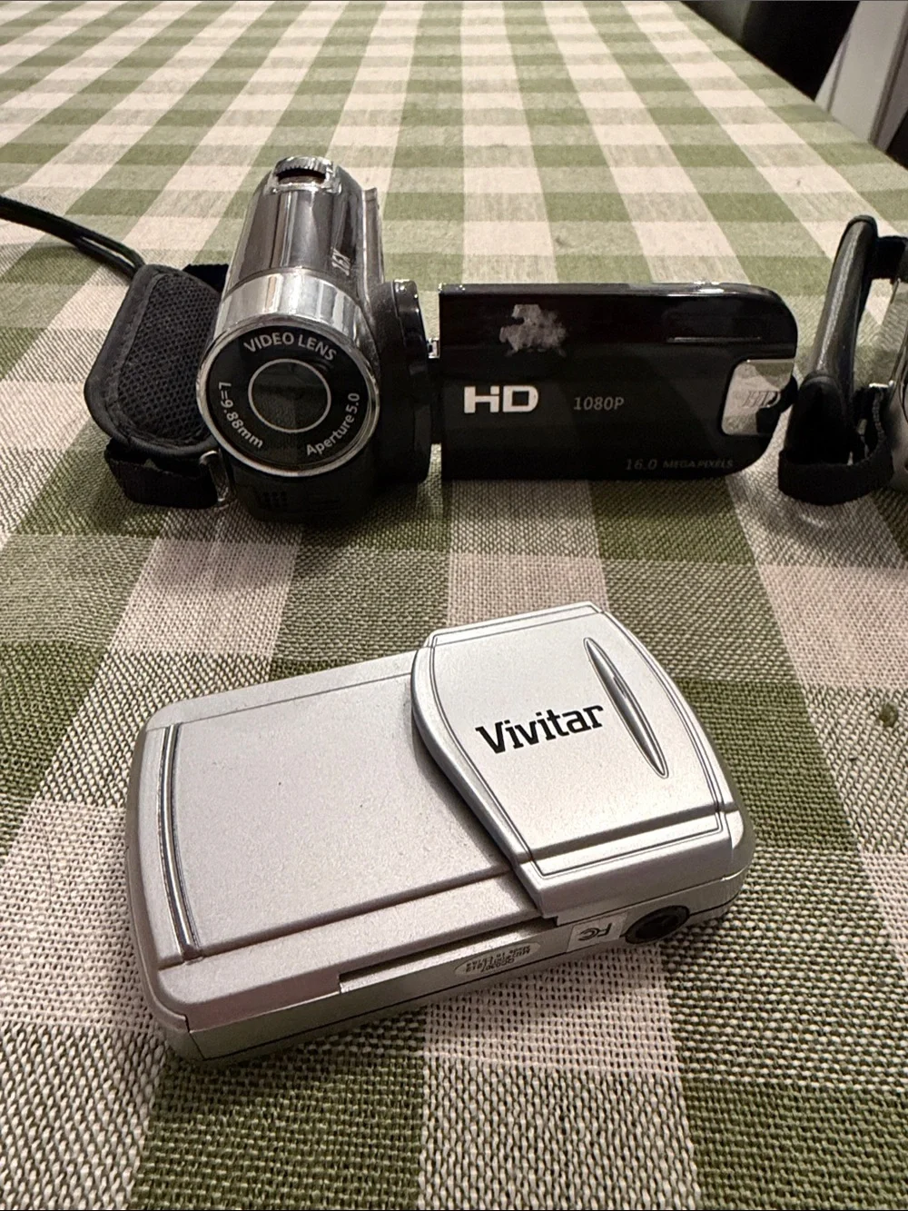 Silver Compact Digital Camcorder - Portable Video Camera